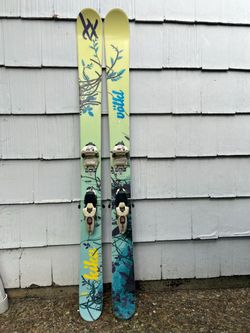 Völkl Kiku 162cm Skis With Marker Griffon Bindings