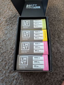 LMNT Electrolyte Drink Mix Variety Pack – 4 Boxes