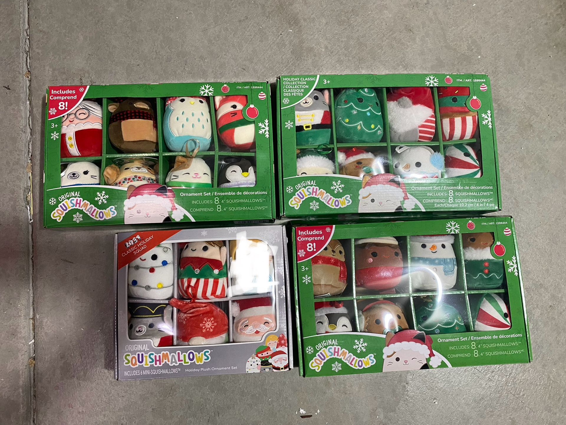 Squishmallow Christmas Ornaments New
