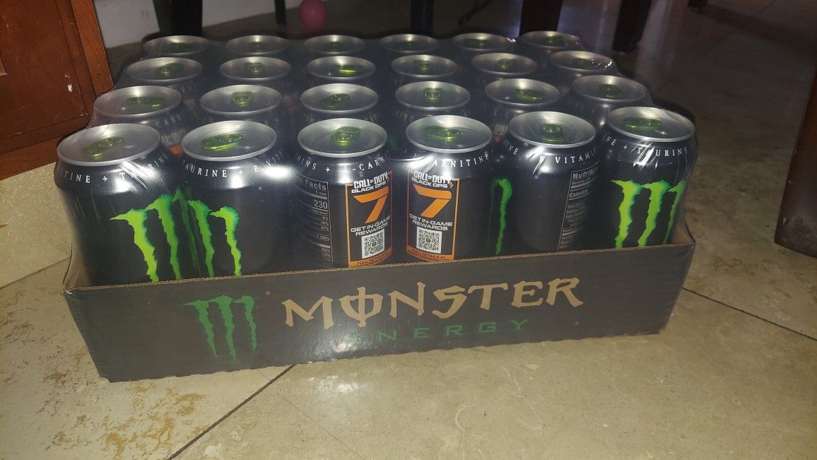 24 Pack Of Monster Energy Drinks