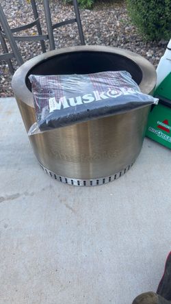 Outdoor Stainless Steel, Smokeless Fire Pit