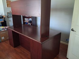 Office desk cherry cabinet