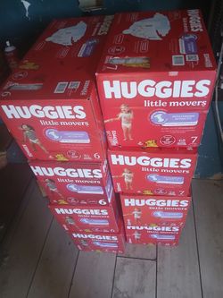 Huggies Little Mover Diapers Size 7 4 Box All Or Nothingz