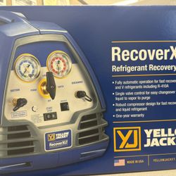 Yellow Jacket Recover XLT Refrigerant Recovery Machine