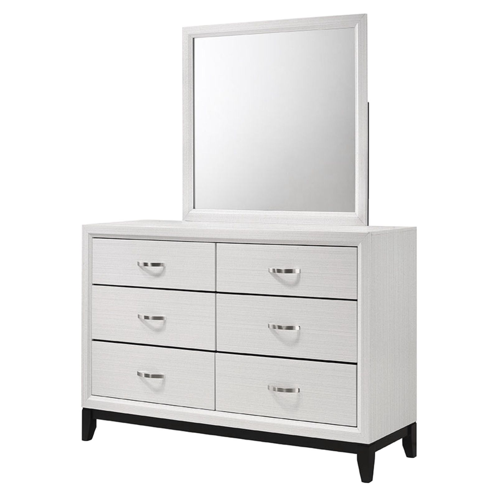 4 PIECE WHITE BLACK SET