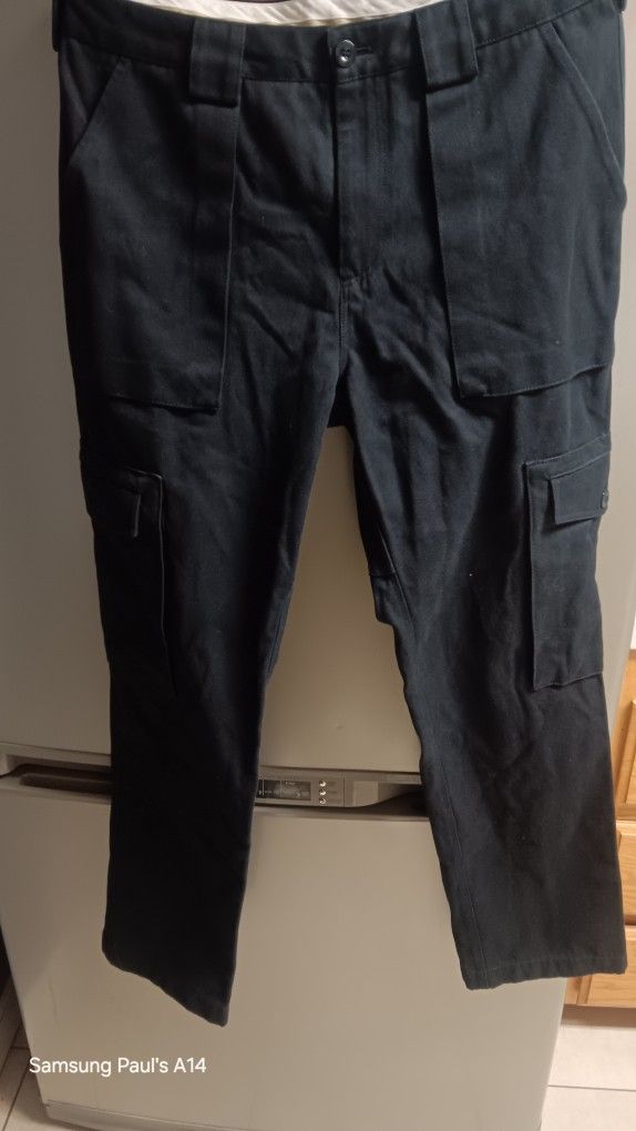 Burberry Blk Cargo Pants