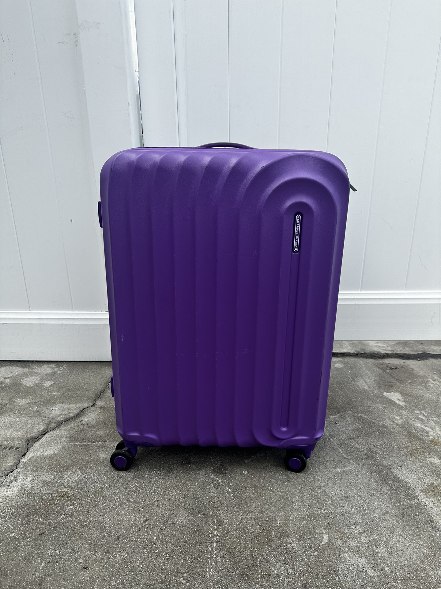 Sharper Image 27in Checked-In Spinner Suitcase Luggage