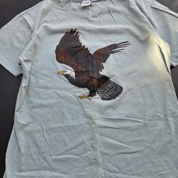 Wise Dyes Vintage Eagle & Jsaiah 40.31 Anvil Tee