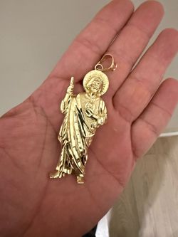 14k San Judas Pendant ✅