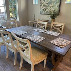 Dining Table and 6 Chairs - Sturdy High Quality