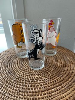 Pepsi Collector Series Glasses 1973 Looney Tunes