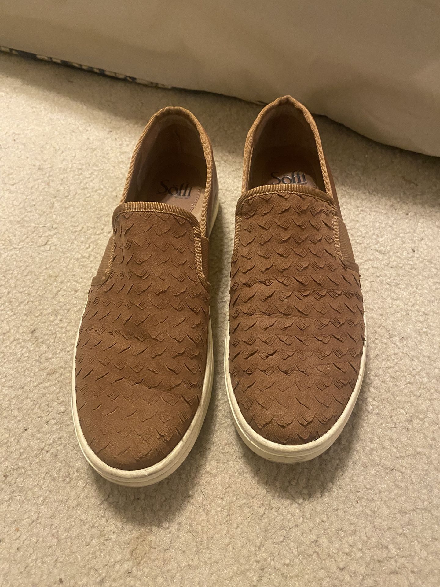 Sofft Brand Tan Casual Tennis Shoes