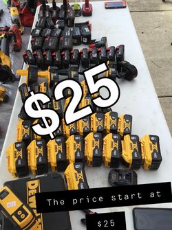 Dewalt makita milwaukee ryobi porter cable bosch ridgid snap on battery 18v 20v