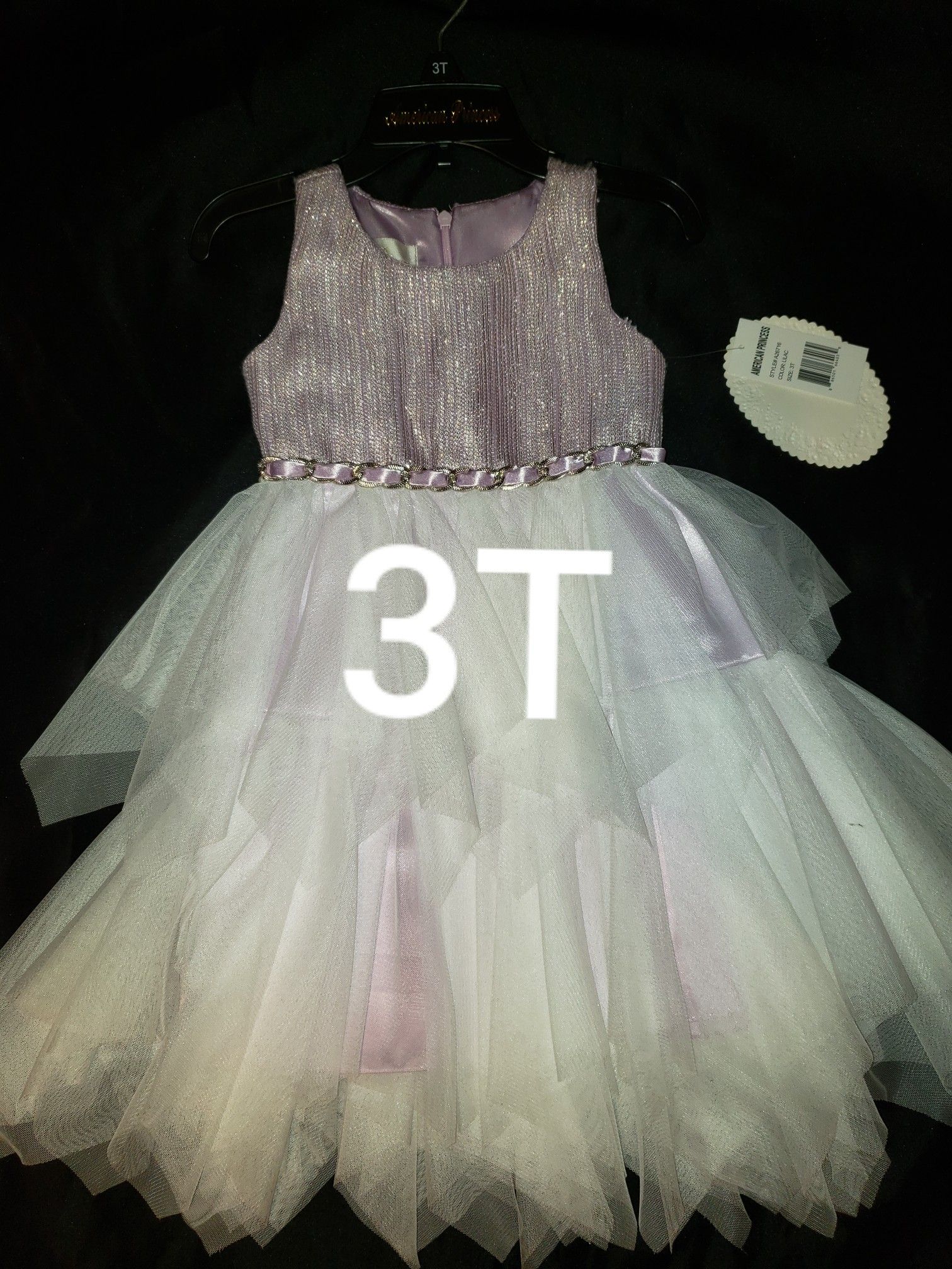 Lavender unicorn party dress