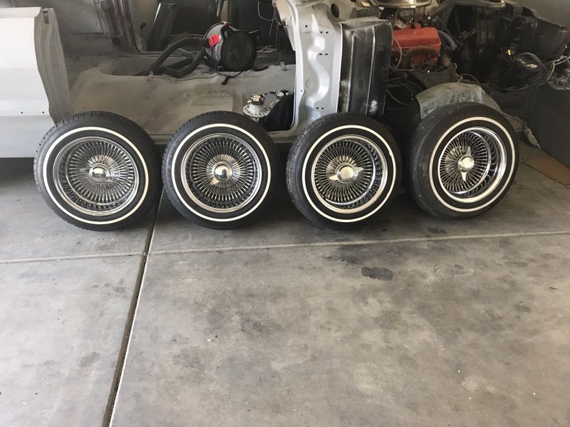 14X7 APPLIANCE WIRE WHEELS for Sale in Tulare, CA - OfferUp