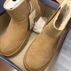 Microsuede Boots Size 8 