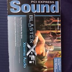Sound Blaster X-Fi Pcie Audio Card