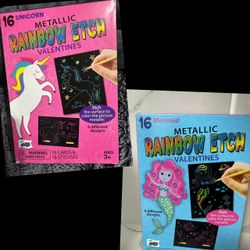 Metallic Rainbow Valentines 