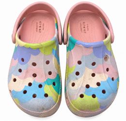 Kids Crocs Multicolor Floral Clogs – size 12