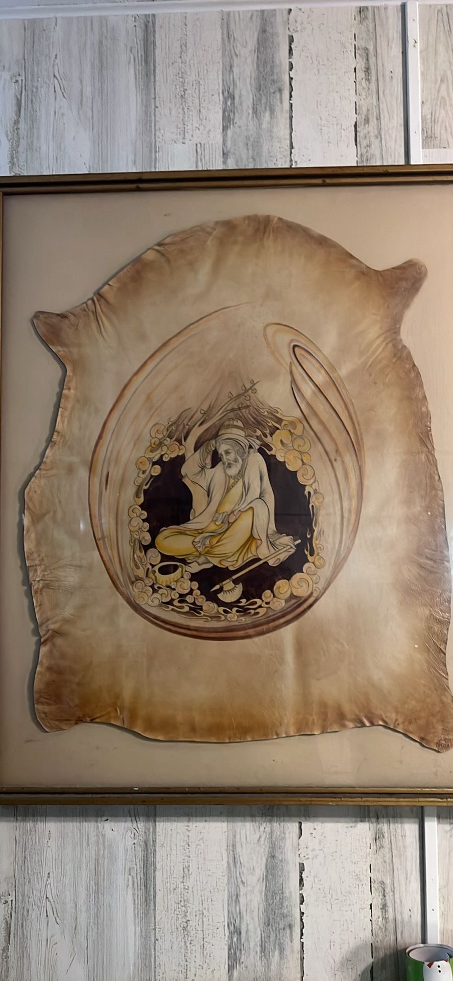 Yogi Picture On Rabbit Skin