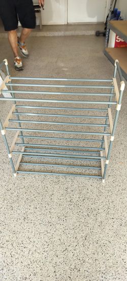 Multi-Tier Metal Shoe Rack