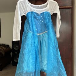 Disney Frozen Elsa Kids Halloween Costume Dress