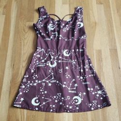 Brownish Purple Horoscope Dress