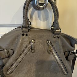Rebecca Minkoff Greige Moto Bag