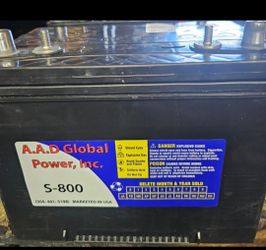 Used as a new marine battery, 3-month warranty