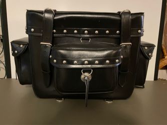 Motorcycle PVC Sissy Bar bag