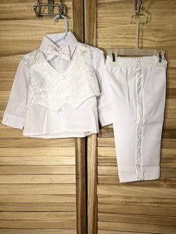 Toddler Boy Baptismal or Wedding Suit