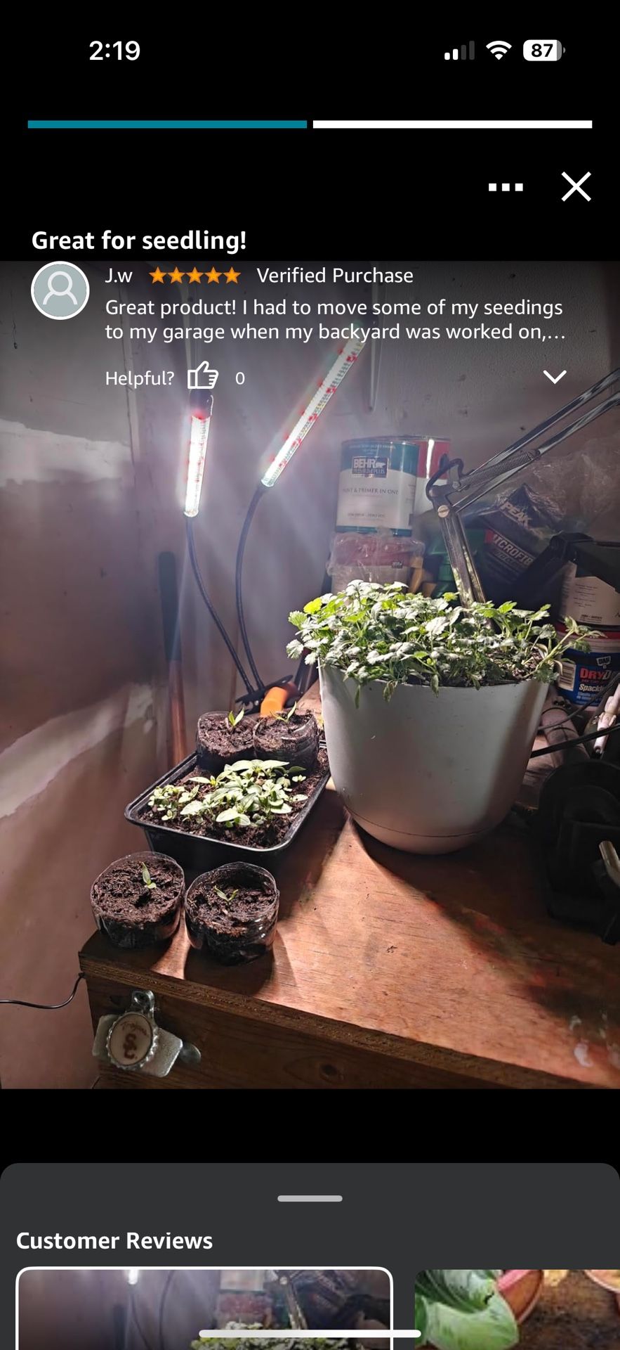 Grow Lights for Indoor Plants - 96 LED Full Spectrum Clip Plant Growing Light with 5-Level Dimmable,Auto On Off Timing 3 9 12Hrs Perfect for Indoor Gr