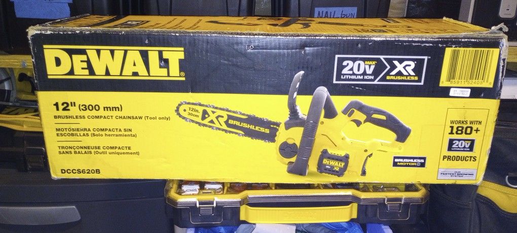 DeWalt 20V Cordless Chainsaw Brand New