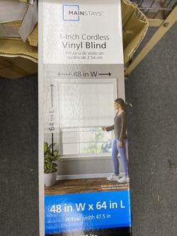 1" Cordless Vinyl Blinds