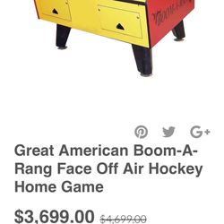 Premium Boomerang Air Hockey Table 