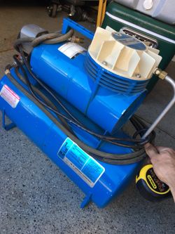 Air compressor, quiet medical or small shop use