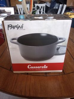Casserole 3 QT gray flame proof casserole pan