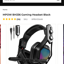 PlayStation, Xbox, PC USB gaming headset