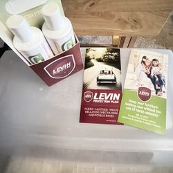 New Levins’s Fabric Protector And Rug  & Fabric Shampoo 