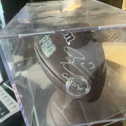 Ryan Tannehil Signed Football