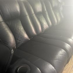 Recliner Leather Couch