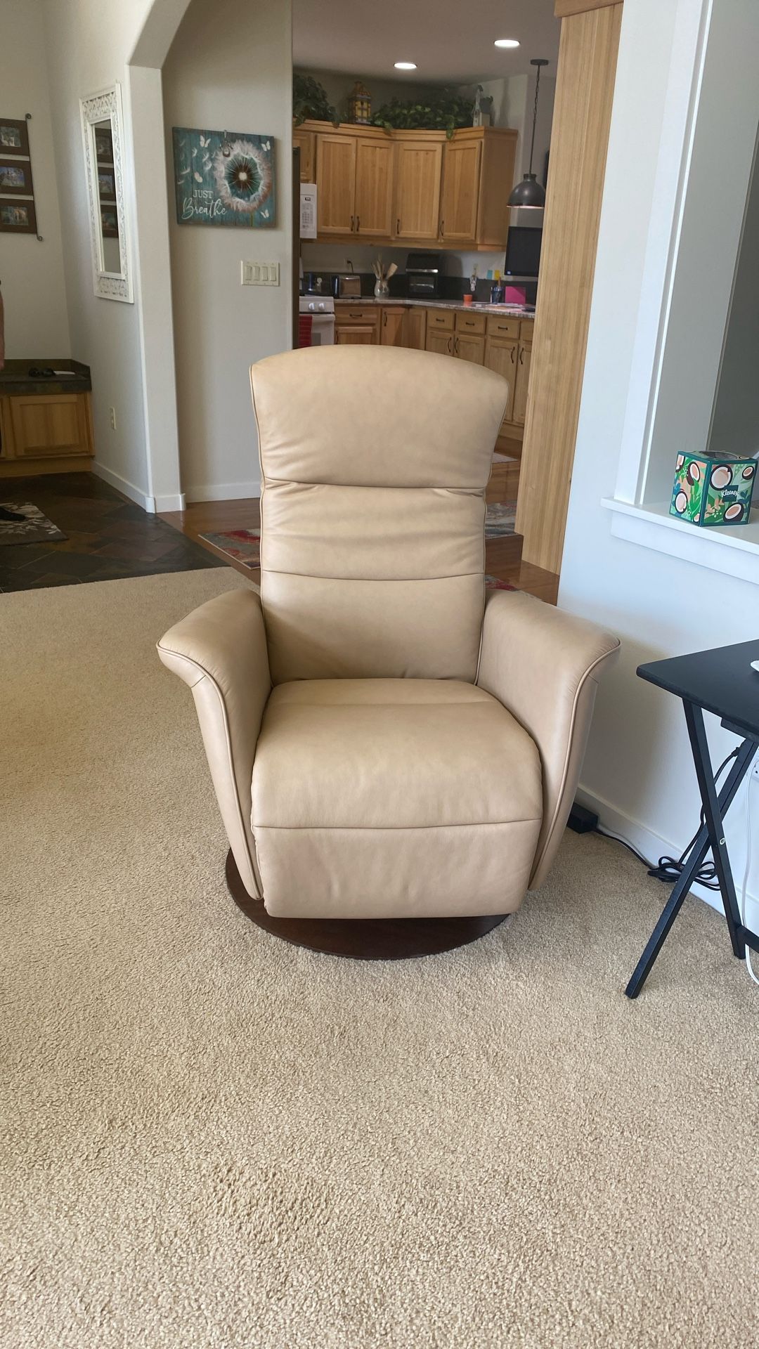 New Leather Recliner