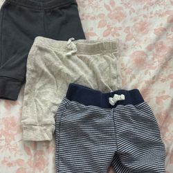 TWO NEWBORN PANTS ONE 3 MONTH OLD