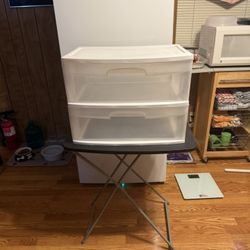 Plastic Storage Drawers 2-Tier
