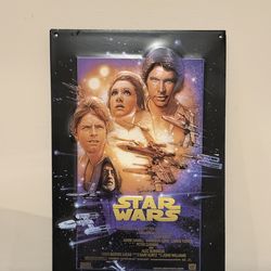 Star Wars metal wall decal