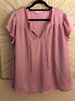 Pink blouse