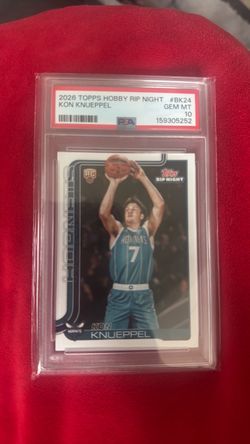 2026 Topps Hobby Rip Night PSA 10 Kon Knueppel