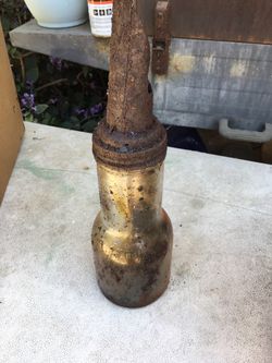 Vintage oil bottle