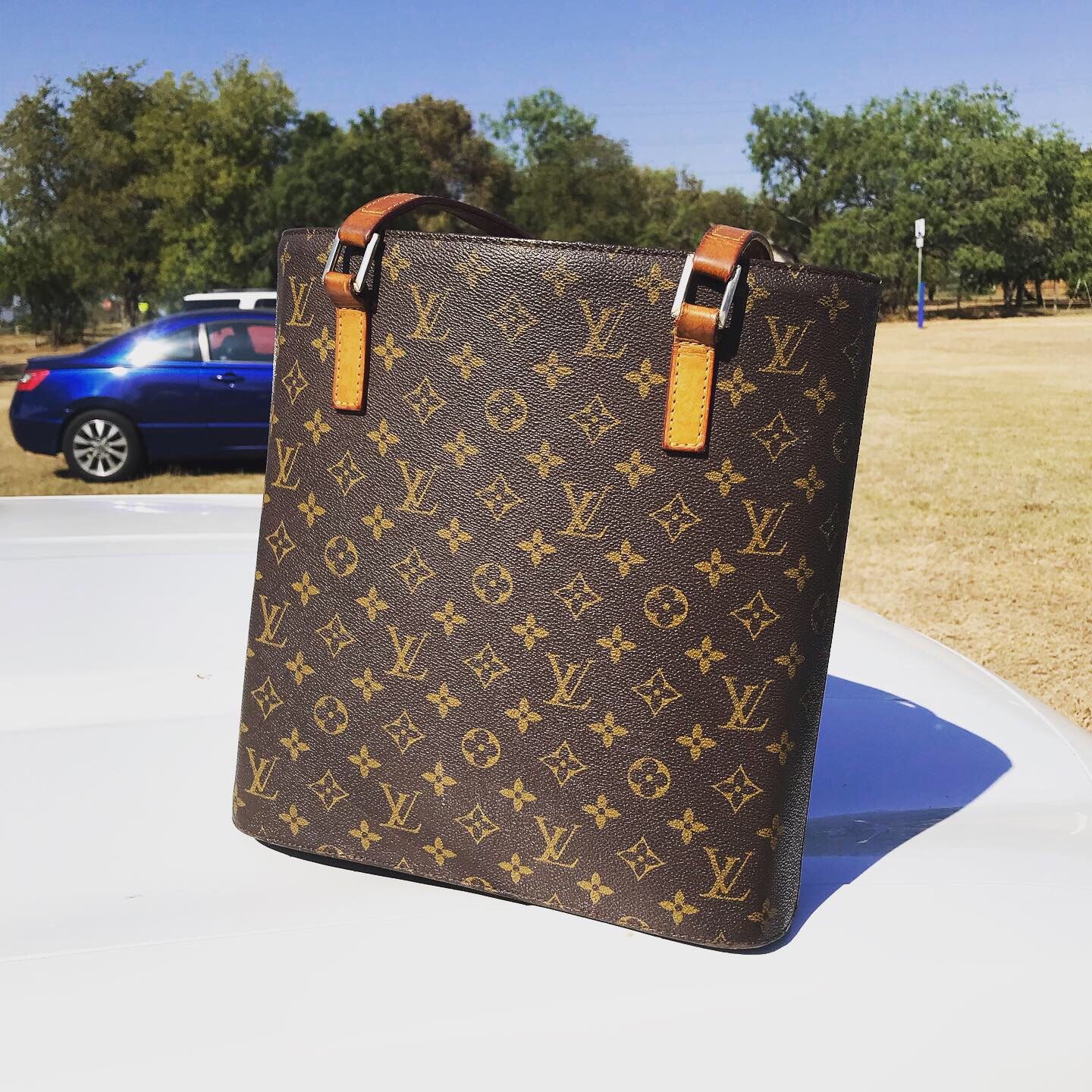 Vintage LV Monogram Vivan GM Tote Bag