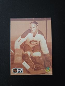 Jacques Plante Montreal Canadiens Goalie Hockey Card